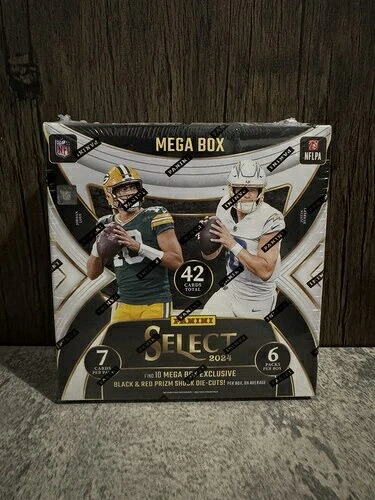 2024 Panini Select NFL Football 密封メガボックス ブラック&レッド プリズムショック 手持ち|トレーディングカード ラフテル