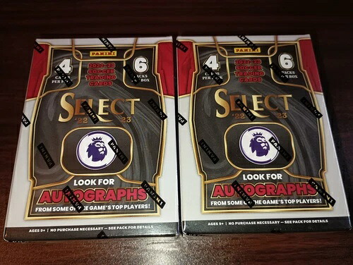 2022-23 Panini Select Soccer Premier League Blaster Box ロット 6パック 4枚のカード｜トレーディングカード　ラフテル 48,180円
