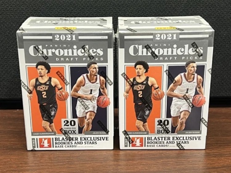 工場未開封新品 2021 Panini Chronicles NBA ドラフトピック ブラスターボックス 2個セット｜トレーディングカード　ラフテル 48,180円