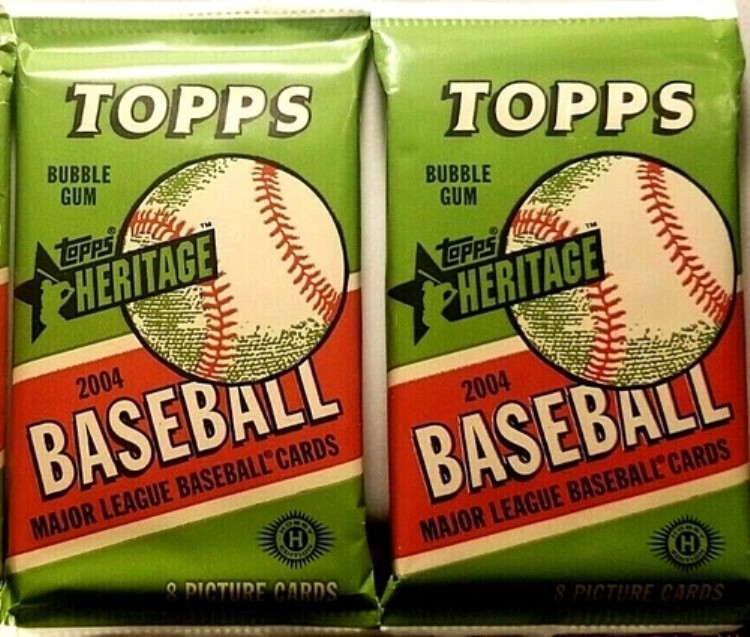 2004 TOPPS HERITAGE BASEBALL 2 未開封ホビーパック YADY MOLINA RC のチャンス 16 回!|トレーディングカード ラフテル