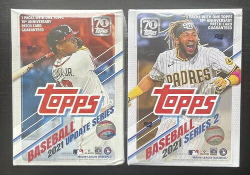 2021 TOPPS ベースボールシリーズ 2 MLB + アップデートシリーズ ブラスターボックス - 工場未開封|トレーディングカード ラフテル