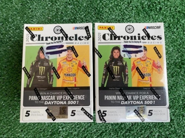 2021 Panini NASCAR Chronicles レーシングカード 2枚セット ブラスターボックス 工場未開封|トレーディングカード ラフテル