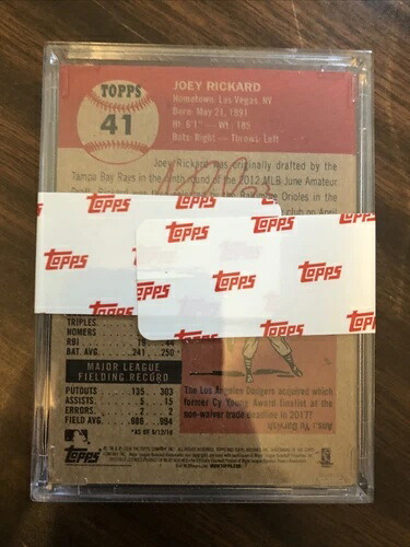 2018 Topps Living Player Of The Week ジョーイ・リカード (#41) 20枚入りシールドボックス｜トレーディングカード　ラフテル 48,180円