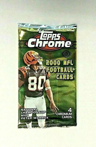 2000 Topps クローム フットボール シール付き ホビーパック|トレーディングカード ラフテル