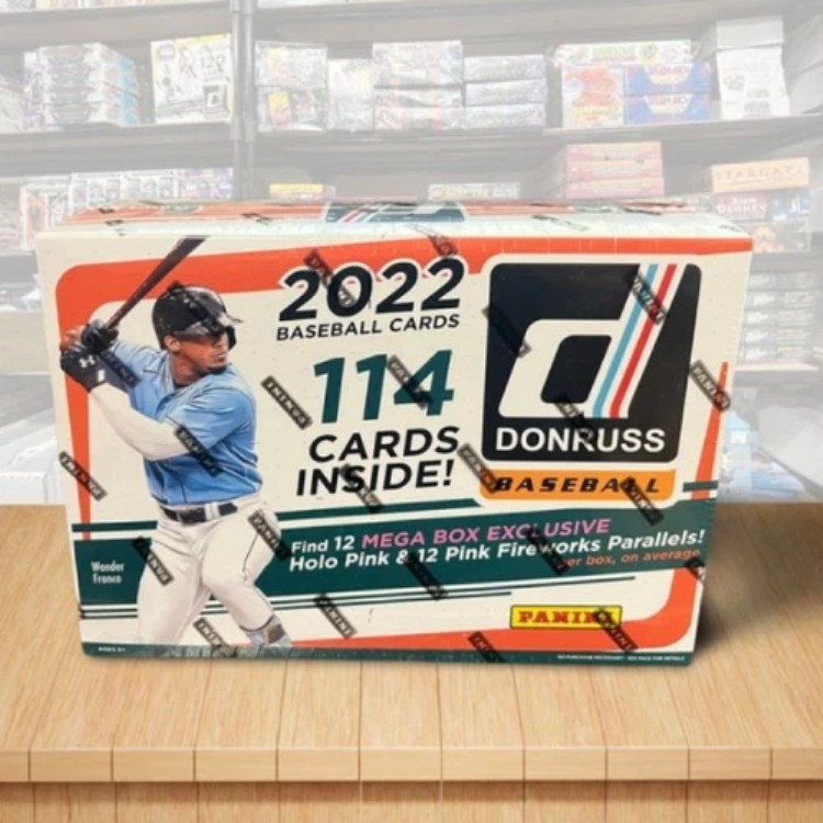 2022 Donruss 野球ファクトリーシール メガボックス - 9パック / 19カードパック - 114カード|トレーディングカード ラフテル
