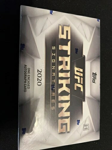 2020 Topps UFC Striking Signatures ホビーボックス 新品 工場未開封 - ケース入り|トレーディングカード ラフテル