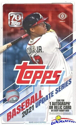 2021 Topps アップデート ベースボール ファクトリーシール ホビーボックス - オート/レリック+シルバーパック|トレーディングカード ラフテル