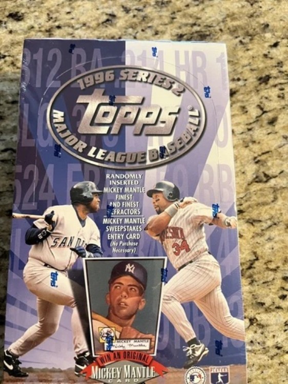 1996 Topps Baseball Series 2 未開封ボックス！Mantleシリーズのハイライト！｜トレーディングカード　ラフテル