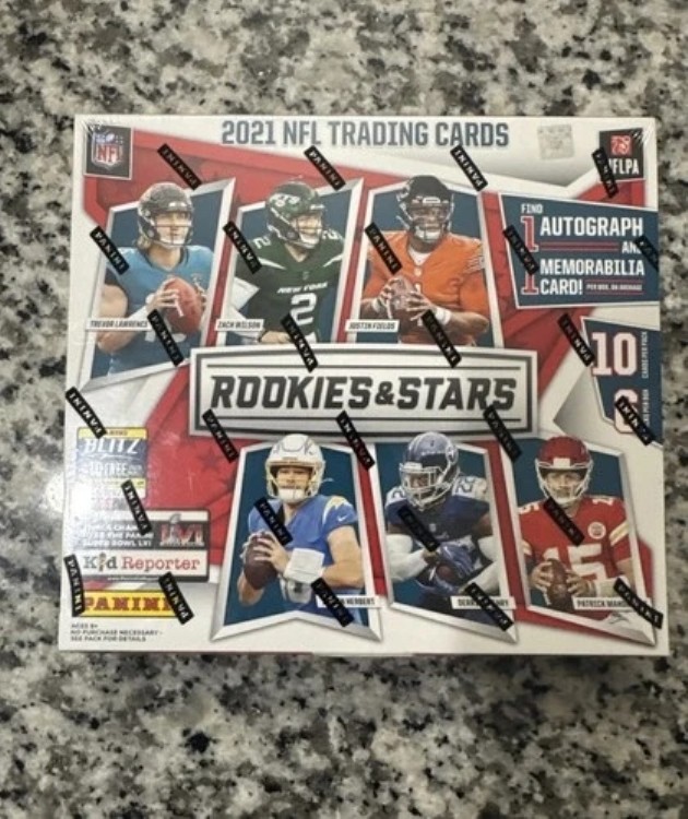 2021 ルーキーズ&スターズ ロンジェビティ メガボックス フットボール NFL 1 オート&メモリアル 新品未開封|トレーディングカード ラフテル