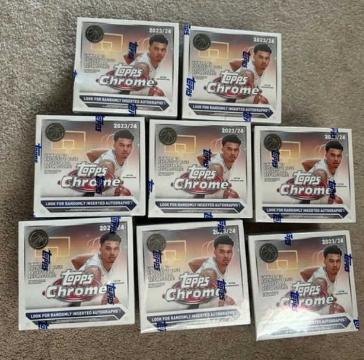 2023/24 Topps Chrome バスケットボール モンスター メガボックス 未開封|トレーディングカード ラフテル