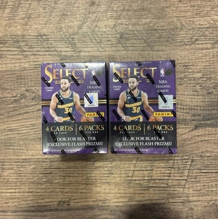 新品 工場未開封 2022-23 Panini Select NBA バスケットボール ブラスターボックス - 2個セット｜トレーディングカード　ラフテル
