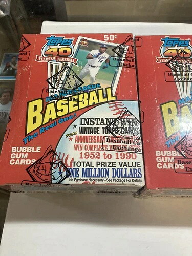 Bbce 密封箱 1991 Topps 野球未開封ワックスボックス FASC 密封ケースより|トレーディングカード ラフテル