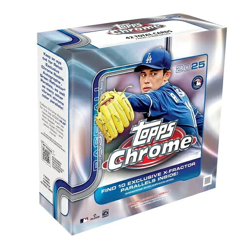 2025 Topps Chrome Baseball ファクトリーシール メガボックス 新品!|トレーディングカード ラフテル