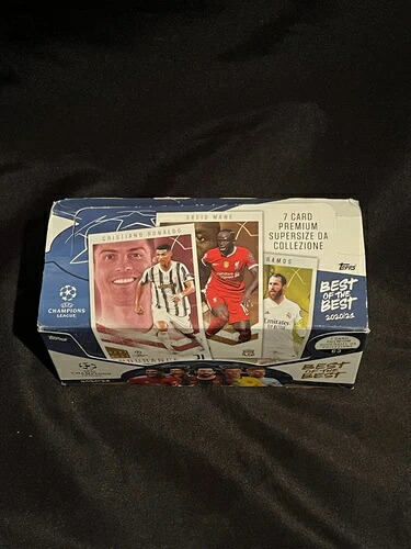 2020-21 Topps UEFAチャンピオンズリーグ ベスト・オブ・ザ・ベスト ボックス 24パック入り|トレーディングカード ラフテル