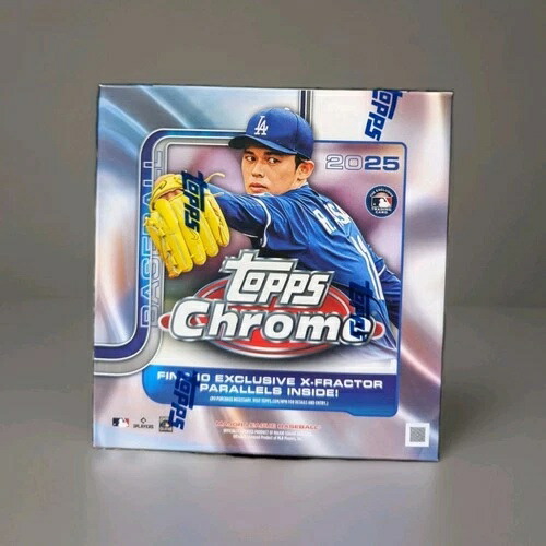 2025 Topps Chrome Baseball Mega Box - 工場未開封|トレーディングカード ラフテル