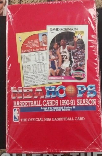 1990-91 NBA HOOPS バスケットボール シリーズ 2 ボックス 未開封 工場出荷時シール付き 36パック｜トレーディングカード　ラフテル 48,180円