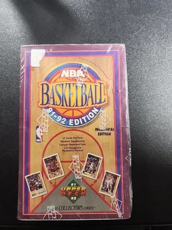 1991-92 アッパーデッキ バスケットボール シールドボックス 初版！LJ & ディケンベ RCイヤー｜トレーディングカード　ラフテル