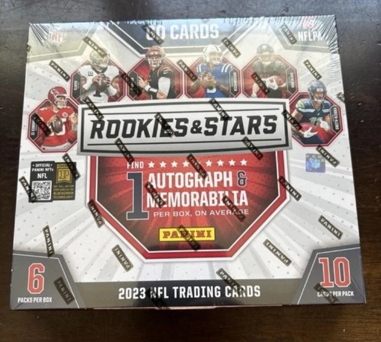 2023年 Panini NFL フットボール ルーキーズ＆スターズ メガ ロンジェビティボックス 未開封 迅速発送｜トレーディングカード　ラフテル