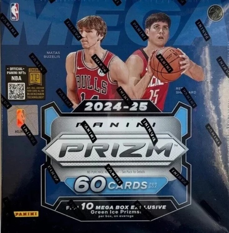 2024-25 パニーニ プリズム NBA バスケットボール ホビー メガボックス - 工場未開封|トレーディングカード ラフテル