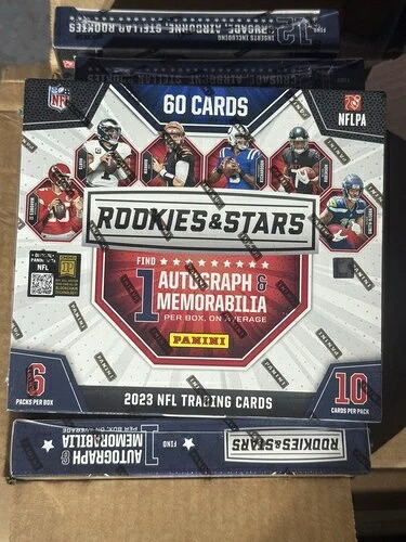 2023年 パニーニ NFL ルーキーズ&スターズ フットボール トレーディングカード メガボックス 未開封|トレーディングカード ラフテル