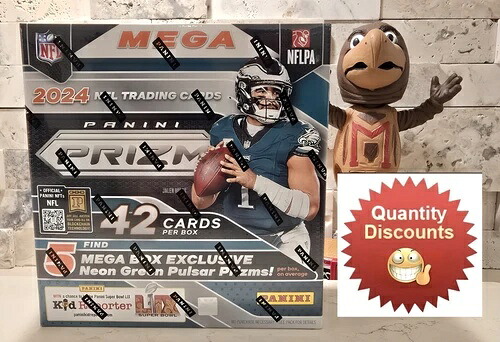 2024 Panini Prizm NFL フットボール メガボックス 新品 工場未開封｜トレーディングカード　ラフテル 48,180円