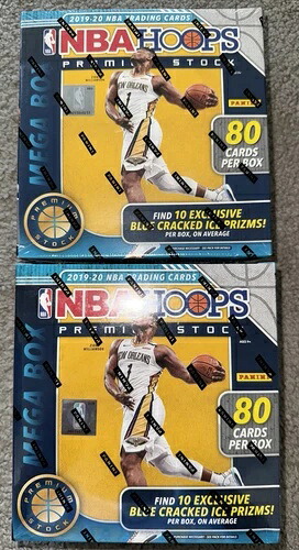 NBA 2019-20 フープス プレミアムストック 2個セット *未開封* ウォルマート メガボックス|トレーディングカード ラフテル