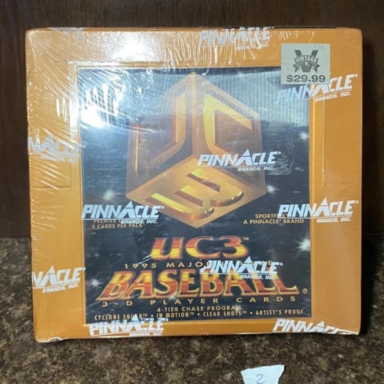 1995 ピナクル UC3 3-D ベースボール プレミアエディション 36パック 工場未開封 ボックスB|トレーディングカード ラフテル