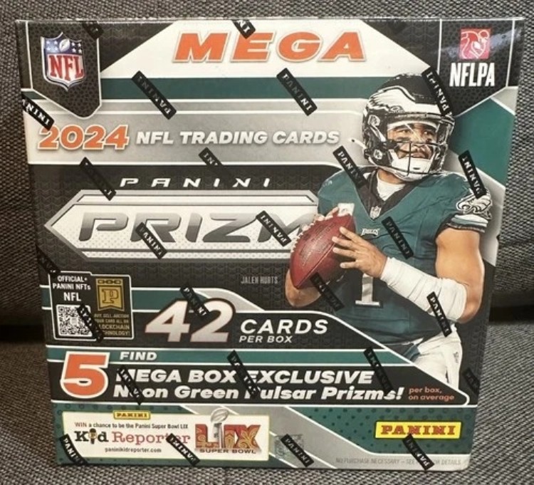 2024年 パニーニ プリズム NFL フットボール メガボックス 工場未開封 ネオングリーン パルサー|トレーディングカード ラフテル