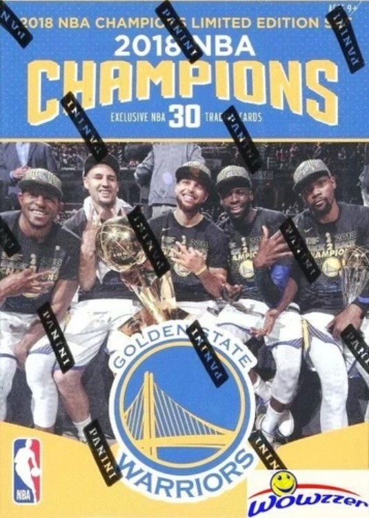 2018 パニーニ ゴールデンステート ウォリアーズ NBA ファイナル チャンピオンズ ファクトリーシール ボックスセット｜トレーディングカード　ラフテル