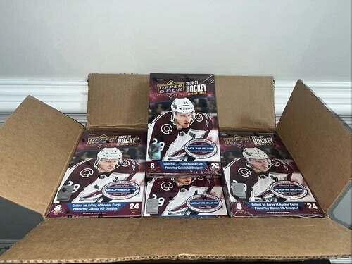 2020-21 NHL アッパーデッキ ホッケー エクステンデッドシリーズ 工場未開封 ホビーボックス ヤングガン|トレーディングカード ラフテル