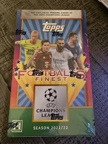 2021-22 Topps UEFAチャンピオンズリーグ ファイネスト フラッシュバック サッカー ホビーボックス 未開封|トレーディングカード ラフテル