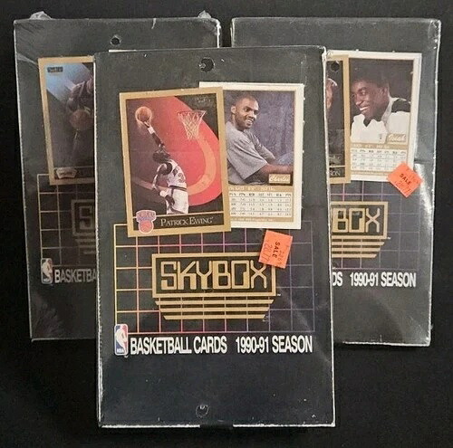 (1) 1990-91 スカイボックス NBA バスケットボール シリーズ 1 工場未開封ボックス｜トレーディングカード　ラフテル