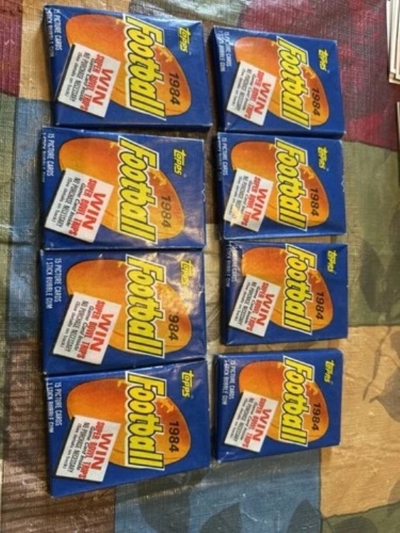 1984 Topps Football (1) ワックスパック 箱から密封 マリノ、エルウェイ・ディッカーソン RC｜トレーディングカード　ラフテル 48,180円
