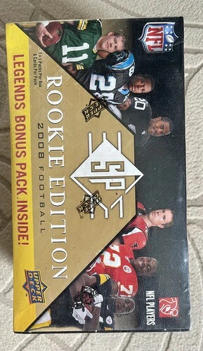 2008 Upper Deck SP NFL ルーキーエディション 未開封ボックス|トレーディングカード ラフテル