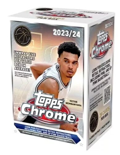 2023-24 Topps Chrome バスケットボール ファクトリーシール ブラスターボックス｜トレーディングカード　ラフテル 48,180円