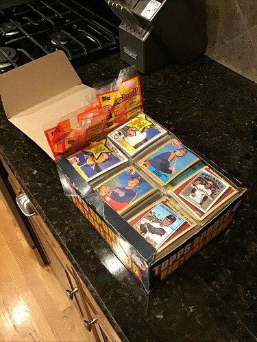 1987 TOPPS BASEBALL - (24) 箱入り未開封ラックパック (BO、BARRY など可能性あり)!|トレーディングカード ラフテル