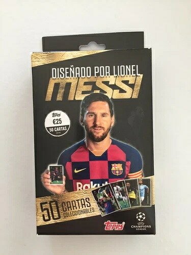 Topps リオネル・メッシ デザイン カード 50 枚セット 新品未開封ボックス|トレーディングカード ラフテル