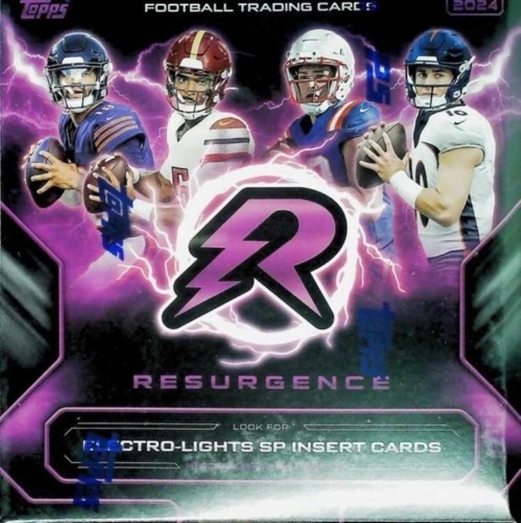 2024 Topps Resurgence Football ファクトリーシール メガボックス 6パック|トレーディングカード ラフテル