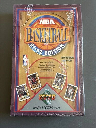 新品未開封 Upper Deck NBA バスケットボール 91-92 エディション 就任版 ワックスボックス|トレーディングカード ラフテル