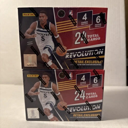 2024-25 パニーニ NBA レボリューション ブラスター ボックス x 2 工場で密封 迅速に発送!|トレーディングカード ラフテル