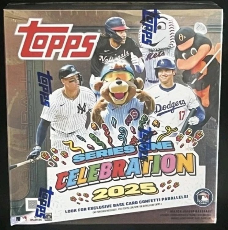 2025 TOPPS シリーズ1 ベースボール セレブレーション メガボックス 新品未開封 (224枚)｜トレーディングカード　ラフテル