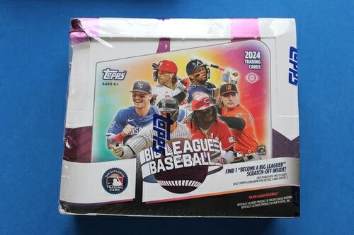 2024 Topps ビッグリーグ ベースボール 18パック/ボックス - 未開封 - 左側に擦り切れた箱｜トレーディングカード　ラフテル