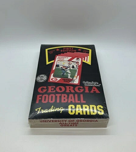 ジョージア・ブルドッグス 1989 カレッジコレクション 初版 工場密封ワックスボックス!|トレーディングカード ラフテル