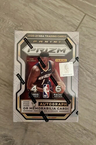 2020-2021 パニーニ NBA プリズム バスケットボール ブラスターボックス 新品 アンソニー・エドワーズ 未開封｜トレーディングカード　ラフテル 48,180円