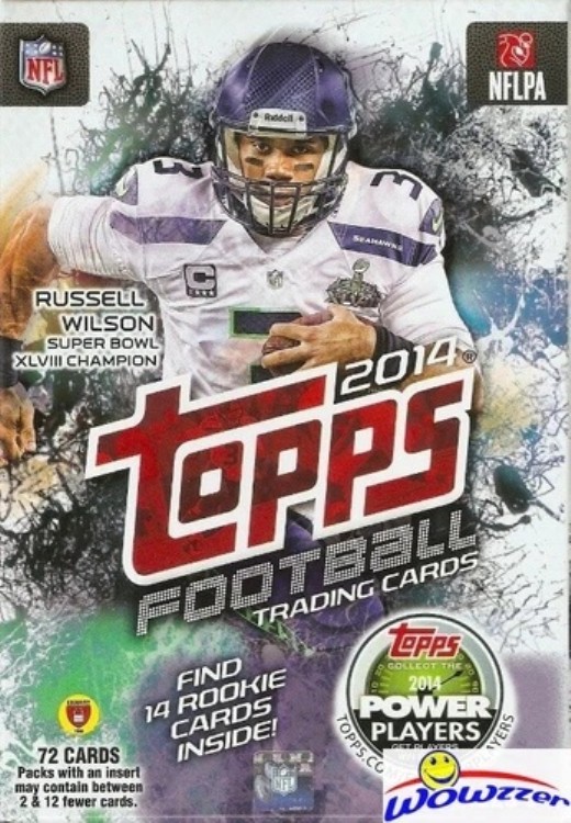 2014 Topps Football 巨大限定工場未開封 72 枚カード ハンガー ボックス - ルーキー 16 名!｜トレーディングカード　ラフテル