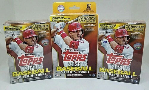 (3) 2020 TOPPS シリーズ2 ベースボール ブラスターボックスとハンガーボックス 工場未開封 RCS｜トレーディングカード　ラフテル