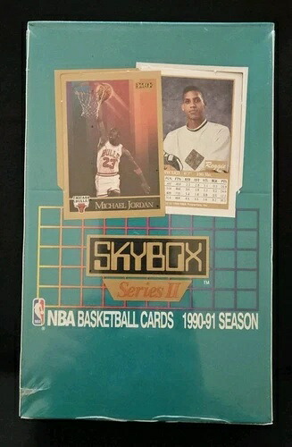 1990 91 スカイボックス NBA バスケットボール シリーズ 2 工場未開封ボックス|トレーディングカード ラフテル