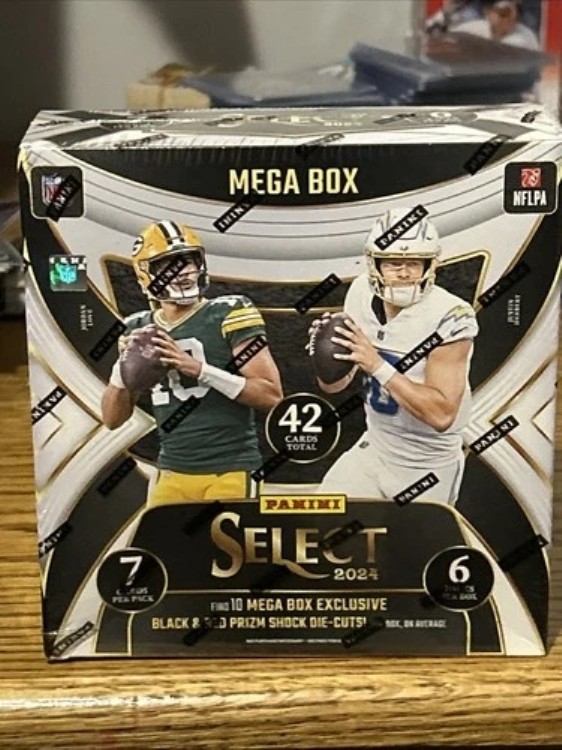 2024 パニーニ セレクト NFL フットボール シールド メガボックス ブラック & レッド プリズム｜トレーディングカード　ラフテル