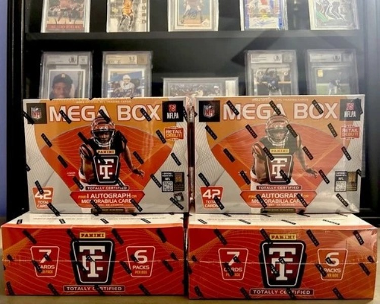 2024年 パニーニ トータルサーティファイド NFL フットボール メガボックス 工場未開封 (カード42枚)｜トレーディングカード　ラフテル