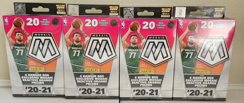 2020-21 NBA モザイクハンガーボックス 4個セット 工場直送 未開封｜トレーディングカード　ラフテル